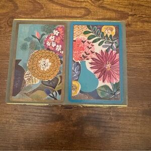 Congress Cell-U-Tone Floral Vase Bridge Card Set – 2 Decks w/ Box‎ 1940s-50s